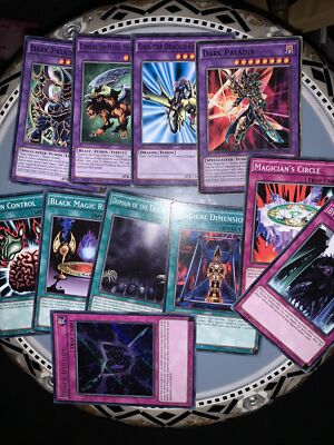 Yu-Gi-Oh Dark Paladin Both Versions Spellcaster Fusion with chimera Gaia and +-image