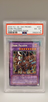 2003 Yu-Gi-Oh! Duel Master's Guide DMG-001 Dark Paladin Secret Rare PSA 6-image