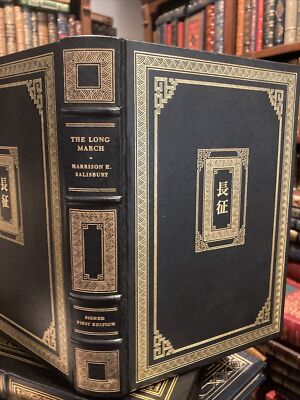 Franklin Library: SIGNED:1934 CHINESE REVOLUTION:HARRISON SALISBURY: MAO ZEDONG-image