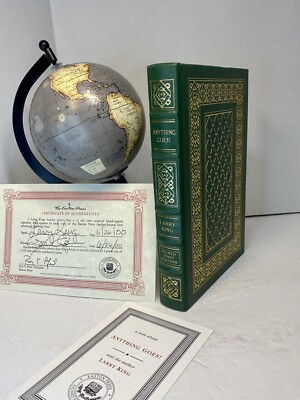 Anything Goes by Larry King  Signed First Edition EASTON PRESS-image
