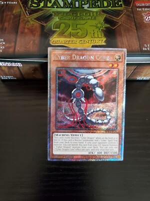 Yugioh Stampede - Cyber Dragon Core - Platinum Secret Rare - RA04-EN013-image