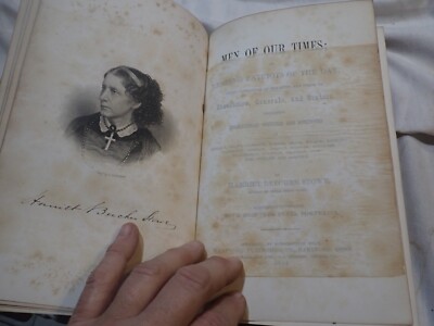 1868 Harriet Beecher Stowe - Men of our times or Leading patriots of the day-image