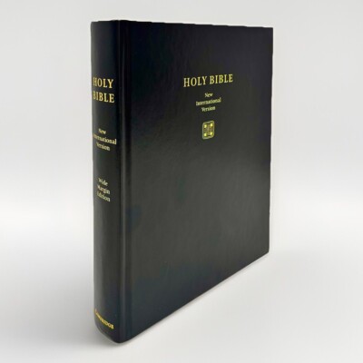 Text Cambridge NIV Reference Bible- Rare Wide Margin, Black Hardcover 1993-image