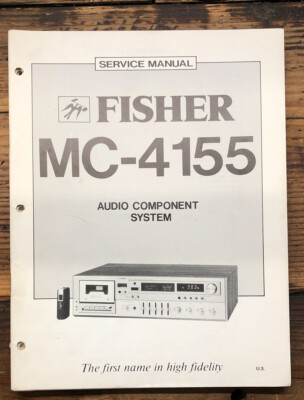 Fisher MC-4155 Stereo  Service Manual *Original*-image