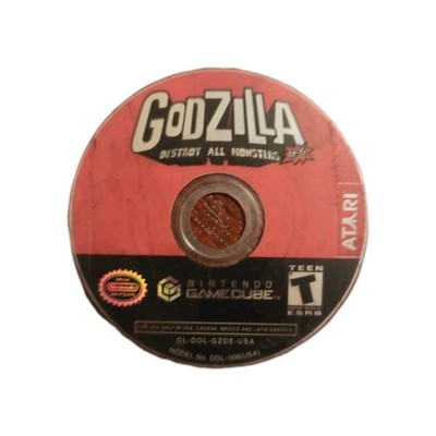 Godzilla: Destroy All Monsters Melee Nintendo GameCube Tested Working Resurfaced-image