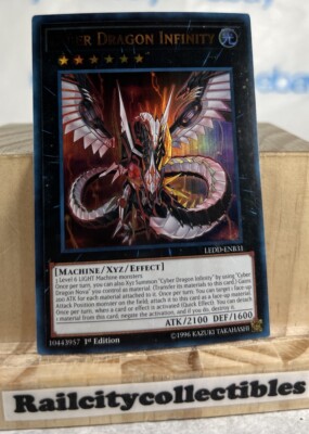 Yu-Gi-Oh! TCG Cyber Dragon Infinity Legendary Dragon Decks LEDD-ENB31 1st Ed-image