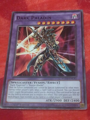 YU-GI-OH CARD CARD! DARK PALADIN 1ST EDITION-image