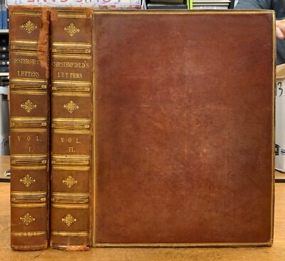 1774 Letters by Earl of Chesterfield to his Son Philip Stanhope 1st Edition-image