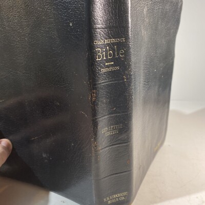Thompson Chain reference Bible 4th improved edition Genuine leather-image