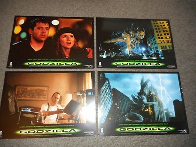 GODZILLA - SET OF 12 ORIGINAL GERMAN LOBBY CARDS - 1998-image