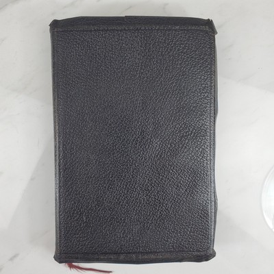 Oxford Scofield Reference Ed. Morocco Leather Bible 1945 KJV Concordance Black-image
