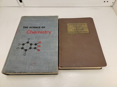 Vintage 1949 Science of Chemistry & Mathematical Tables from Handbook of Physics-image
