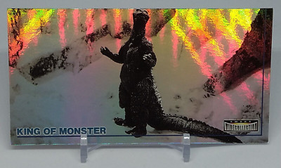 Godzilla King of Monster Amada Wide Collection Trading Card No.2 Holo 1996-image