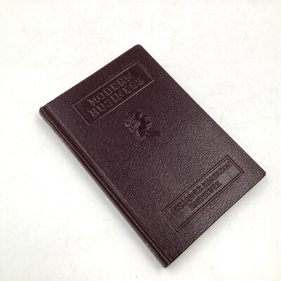 Modern Business Book Salesmanship Alexander Hamilton Institute Leather Embossed-image
