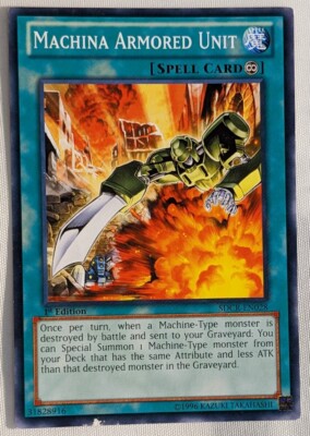Yu-Gi-Oh! TCG:Machina Armored Unit:STRUCTURE DECK:SDCR-EN028:Common:1st Edition-image