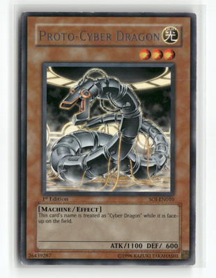 Proto-Cyber Dragon (UTR) Shadow of Infinity Ultimate Rare Yugioh MP-image