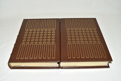  Easton Press 2V WOODROW WILSON Arthur Walworth 1986 LEATHER Library Presidents-image