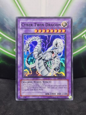 Yugioh Cyber Twin Dragon CRV-EN035 Super Rare NM-image