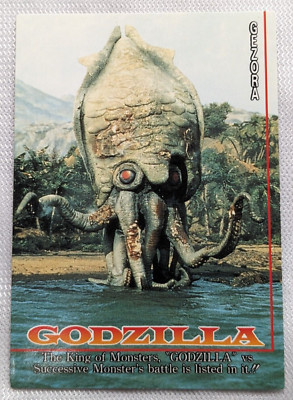 Gezora Godzilla Amada 1995 No.38 Toho Japanese Retro Card-image