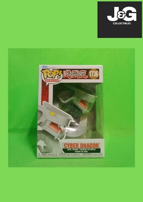 Funko Pop! Yu-Gi-Oh! Cyber Dragon #1736 NEW UNOPENED With Protector-image