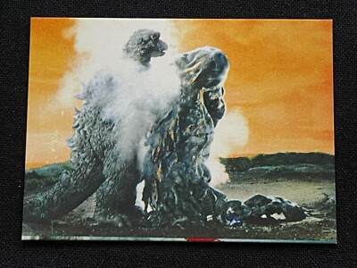 Godzilla Hedorah Mini Card Japanese TOHO TOEI Menko 2.6x1.9 Rare F/S A-image