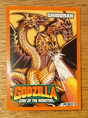 Ghidorah Godzilla Trendmasters Bendable Toy Insert Card 1994-image