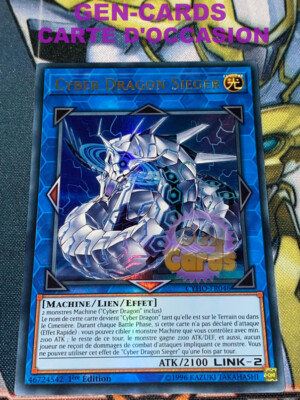 USED Yu Gi Oh CYBER DRAGON SIEGER CYHO-FR046 1st Edition Card-image