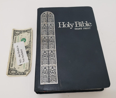 Holy Bible - KJV Giant Print Reference Edition - Regency  1976 T. Nelson Leather-image
