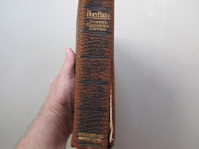 Oxford Scofield Reference Bible KJV 1917 Brown Leather-image