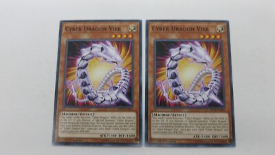 2x CYBER DRAGON VIER MONSTER MP19-EN085 1ST EDITION COMMON YUGIOH NM / UNPLAYED-image