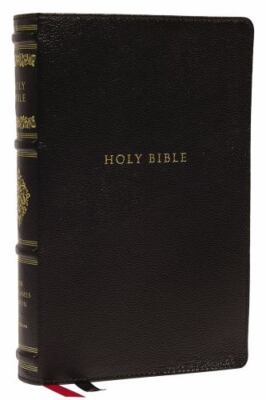 NKJV, Personal Size Reference Bible, Sovereign Collection, Genuine Leather, Bl..-image