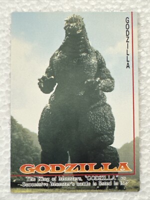 GODZILLA - Trading Card #73 - KING of MONSTERS - 1995 Amada RARE - Quiz-image