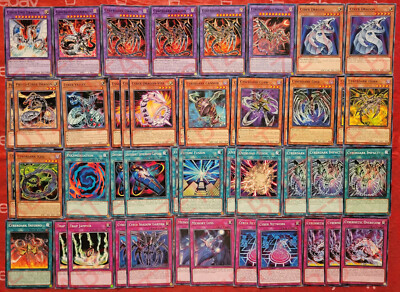 Yugioh Cyber Cyberdark Dragon Deck 46 Cards Darkness *Cyber End* Chimeratech-image