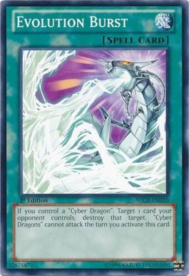 Evolution Burst - SDCR-EN020 - Common - 1st Edition Near Mint Structure Deck: Cy-image