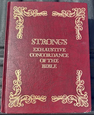 Strong's Exhaustive Concordance Of The Bible Hebrew Greek Dictionaries Large Red-image