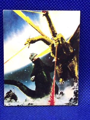 KingGiorah  Mini menko card 2.5 in No.15 TOHO 1970's Japanese vintage F/S-image