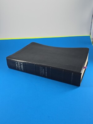 Nave’s Study Bible 1978 KJV Concordance Reference Edition Vtg Black Leather-image