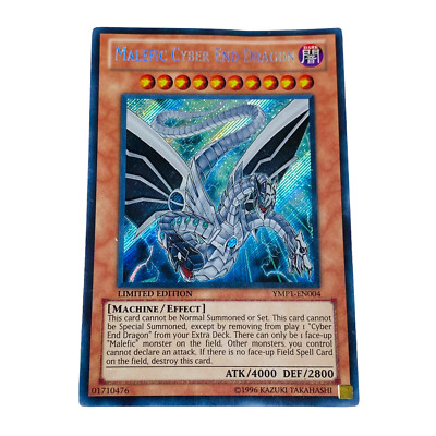 Yu-Gi-Oh! Malefic Cyber End Dragon Secret Rare Trading Card YMP1-EN004-image