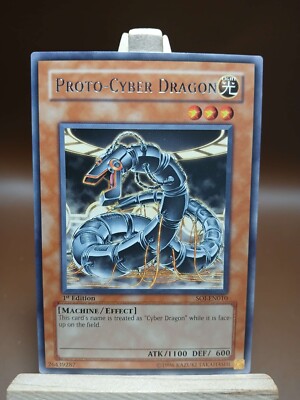 LP Proto-Cyber Dragon Ultra Rare SOI-EN010 1st Edition Yu-Gi-Oh Card-image