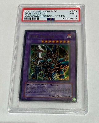 Dark Paladin SET/ED: MFC-105/1ST Edition. Graded PSA 9.-image