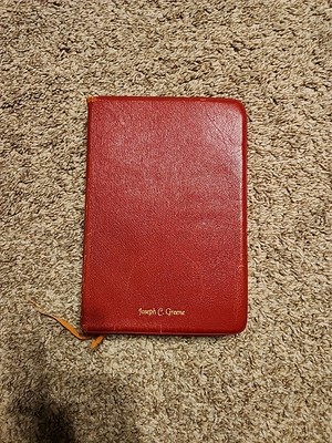 1945 Holy Bible Concordance Scofield Reference Edition Oxford Leather Bound Red -image