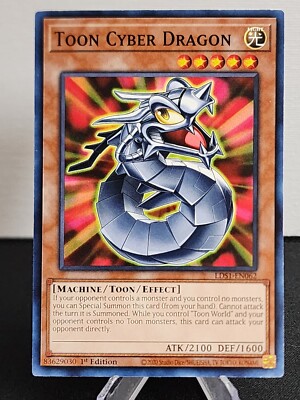 LDS1-EN062 Toon Cyber Dragon Common 1st Edition YuGiOh Card-image