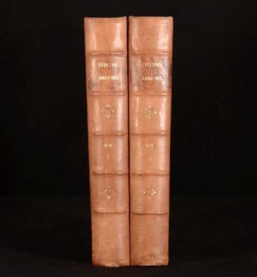 1819 2vol Memoirs of John Evelyn Life Writings Diary Correspondence Charles I-image