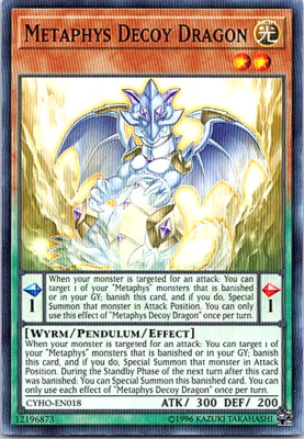 Metaphys Decoy Dragon CYHO-EN018 Yu-Gi-Oh! Light Play Unlimited -image