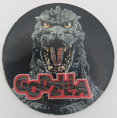 Godzilla 01 Godzilla New Cap Collection Menko Amada Card Toho 1995 Japanese A3-image