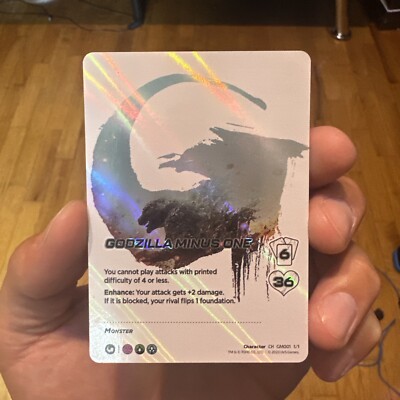 Godzilla Minus One Universus TCG Player Promo G Logo GM001 Pack Fresh Near Mint-image