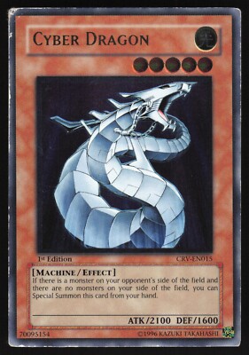 Cyber Dragon - CRV-EN015 - Ultimate Rare - 1st Edition Yugioh DMG-image