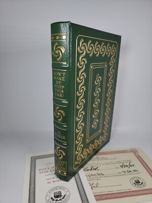 SIGNED ~ Al Roker ~ DON'T MAKE ME STOP THIS CAR! Easton Press 1ST ED #636/1200-image