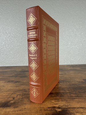 Easton Press Grover Cleveland by Rexford Guy Tugwell Brown & Gold Leather Book-image