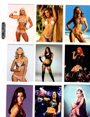 FEMALE SEX SYMBOLS   CUSTOM TRADING CARD 18 CARDS SERIES NINE SET-image